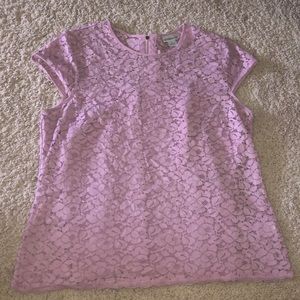 Lilac Lace Blouse